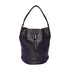 Joy Bucket Bag in Black Leather 